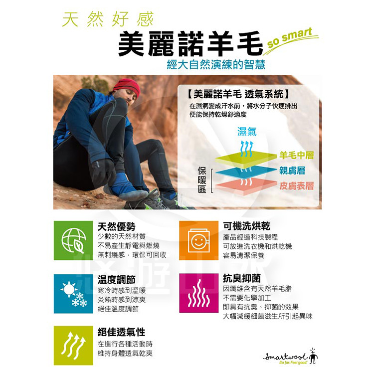 【美國 SmartWool 女Phd戶外輕量避震中長襪 《灰褐色》】SW001311/保暖/戶外/運動襪