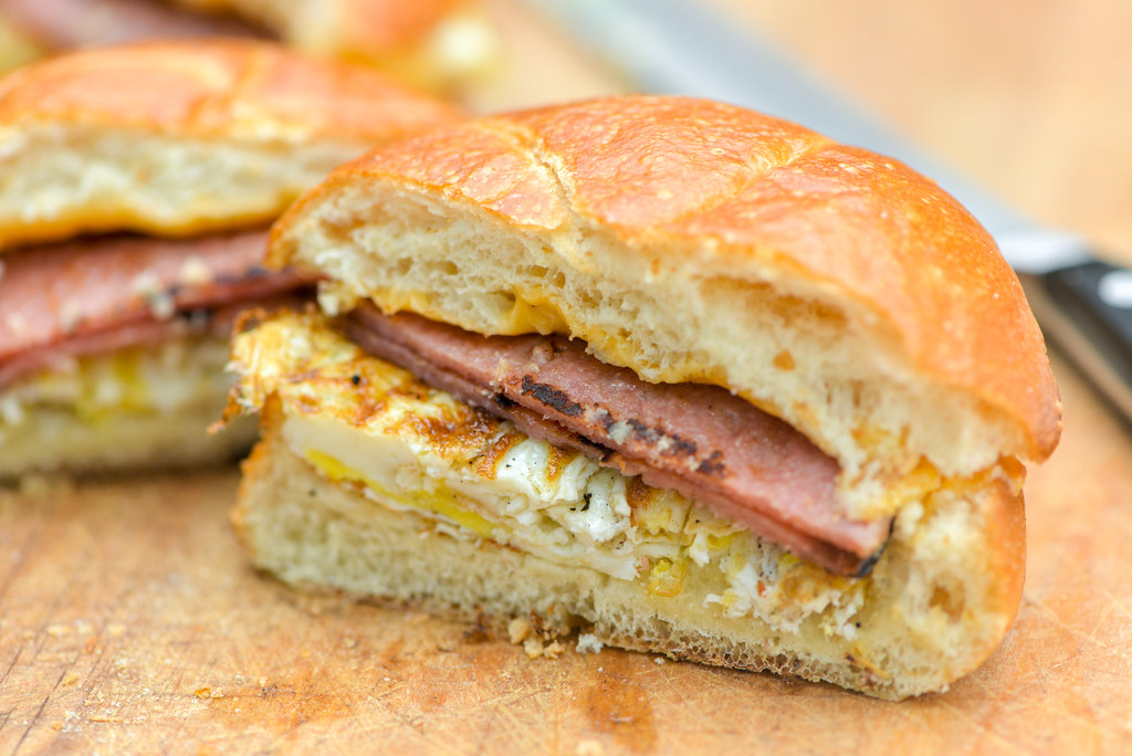 Pork Roll Breakfast Sandwiches