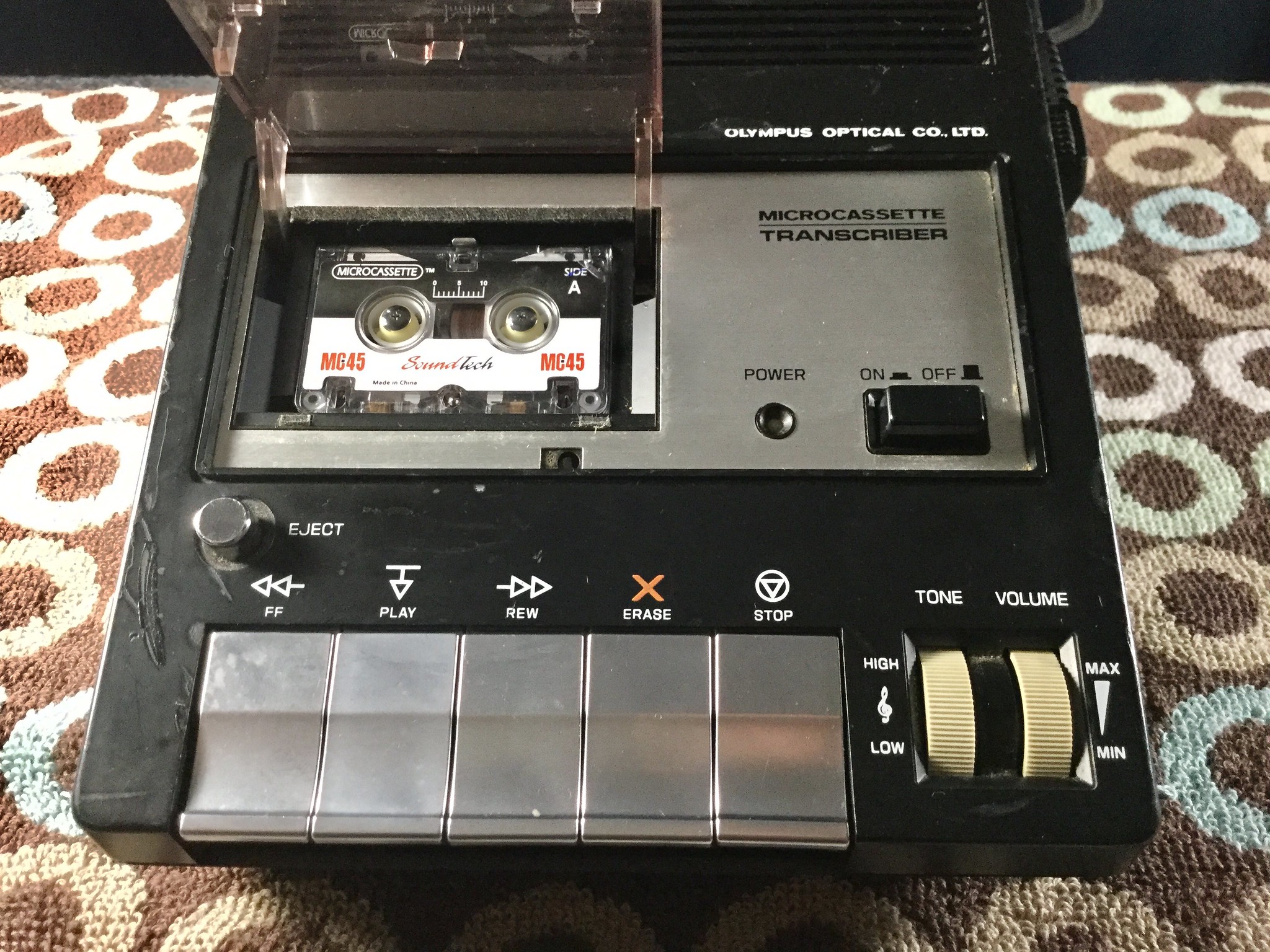 Olympus T500 Microcassette Transcriber