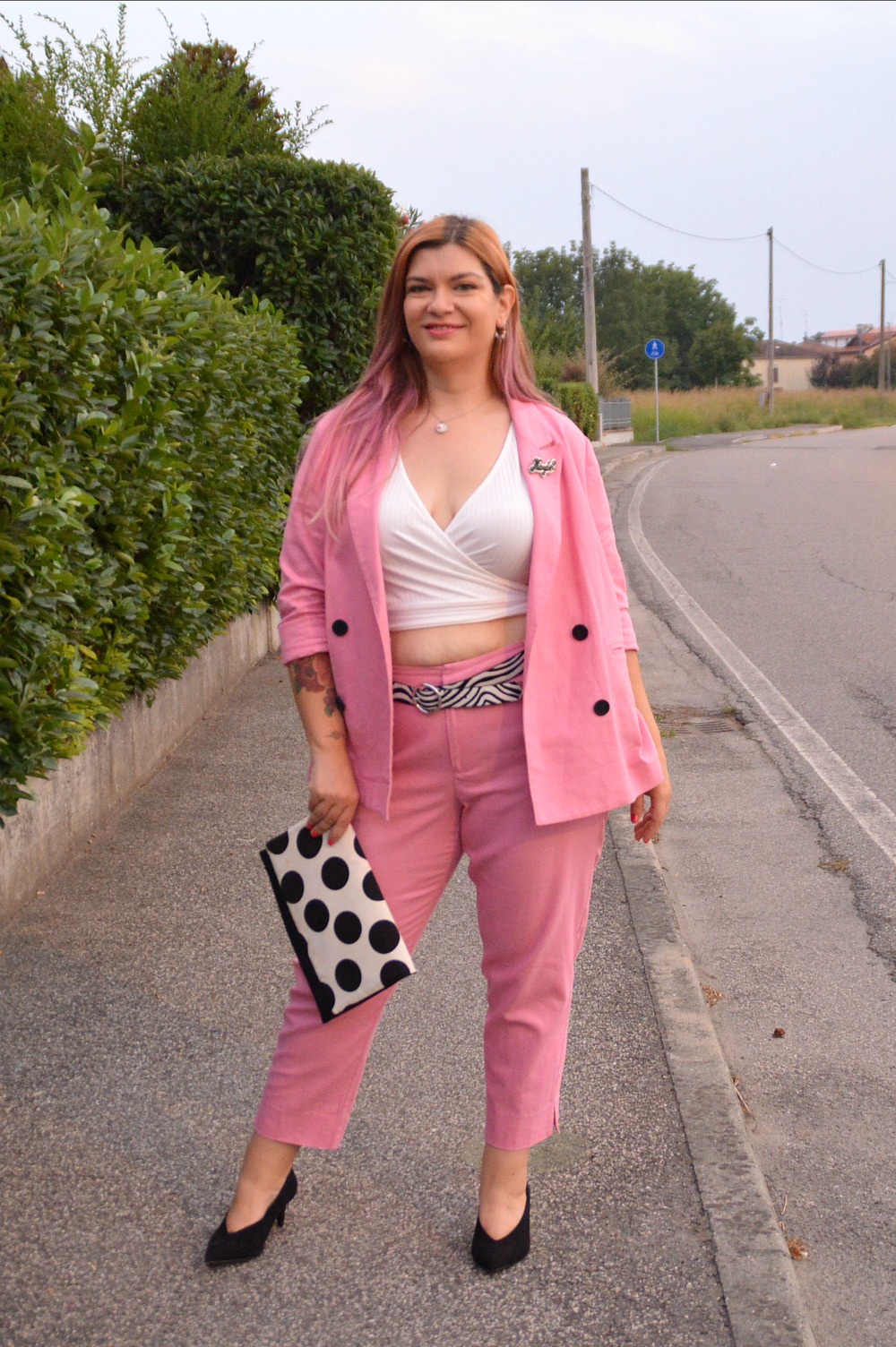 Outfit plus size completo rosa (4)