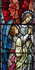 Angels at the Ascension of Christ (William Glasby, 1926)
