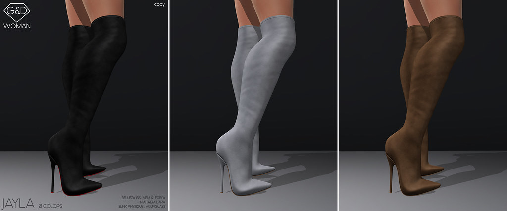 G&D High Knee Boots Jayla line ad