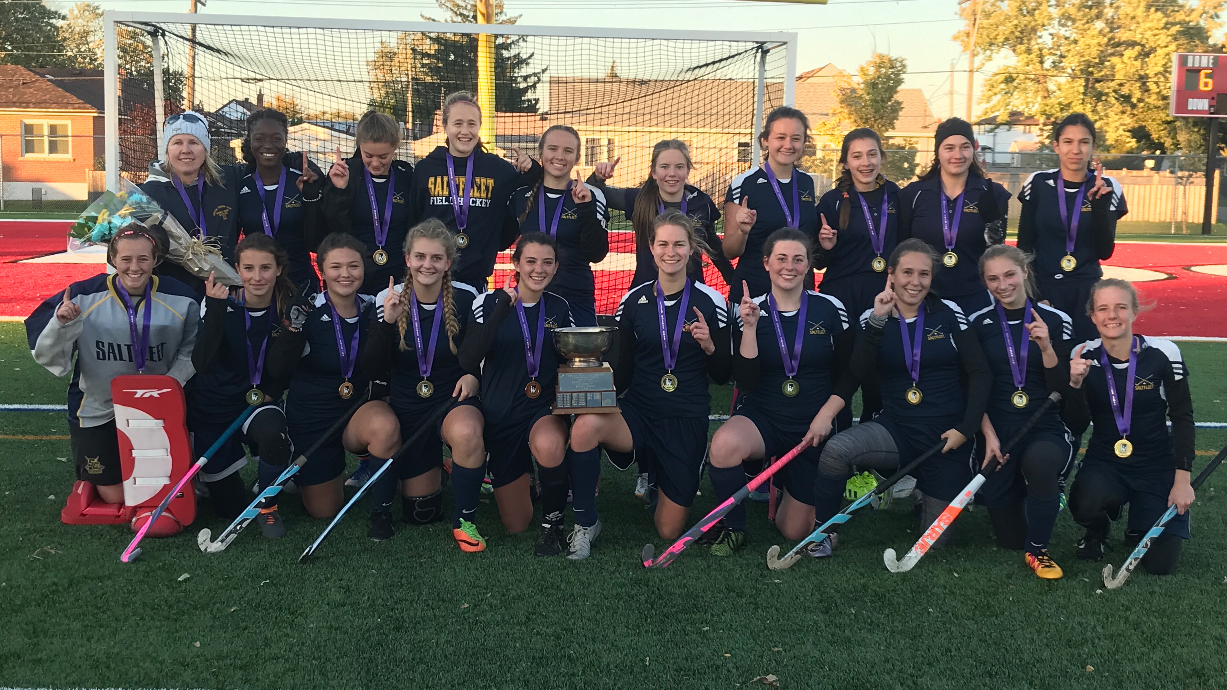 2018-19 HWIAC Girls Field Hockey Champions: Saltfleet Storm