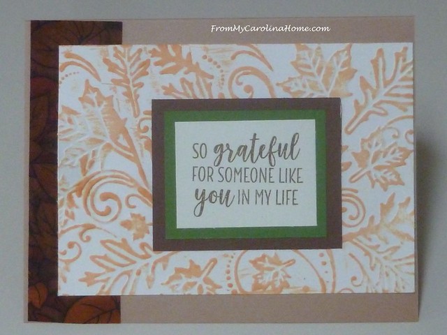 Autumn Jubilee Stamping Cards at FromMyCarolinaHome.com