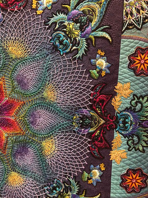 Marie's Treasure~ Detail~Quilt by Marilyn Badger