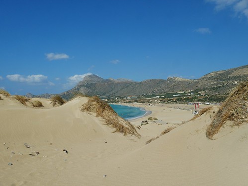 falasarna crete dunes mountain greece