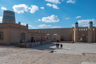 Gefängnis, Sklavenhandels-, Markt- und Gerichtsplatz vor dem Tor zur Kunya Ark Zitadelle, Chiwa