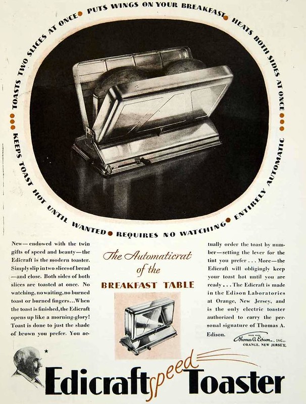 Edicraft Speed Toaster 1929