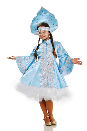 Детский карнавальный костюм Снегурочка