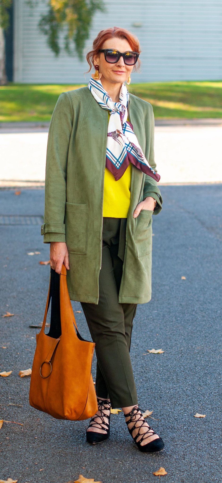 Styling Shades of Green and a Giraffe Print | Not DRessed As Lamb, over 40 fashion