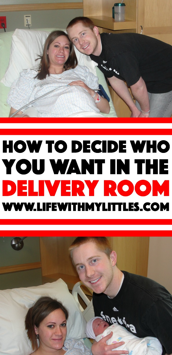 Not sure how to decide who you want in the delivery room when your baby is born? It's a tough decision, especially if you're feeling pressured by family members! Here are some tips to help you make the decision that's right for you!
