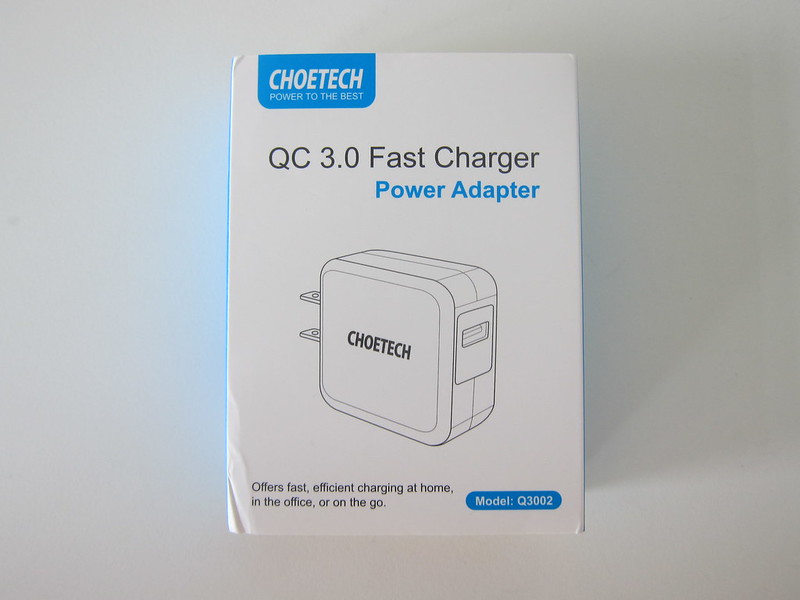 Choetech QC3 Fast Charger - Box Front