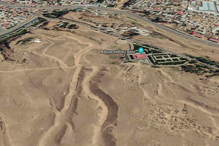 Ausgrabungsfeld Afrasiab in Google Earth