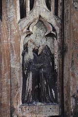 Mary and Elizabeth at the Visitation (rood screen, early 16th Century)