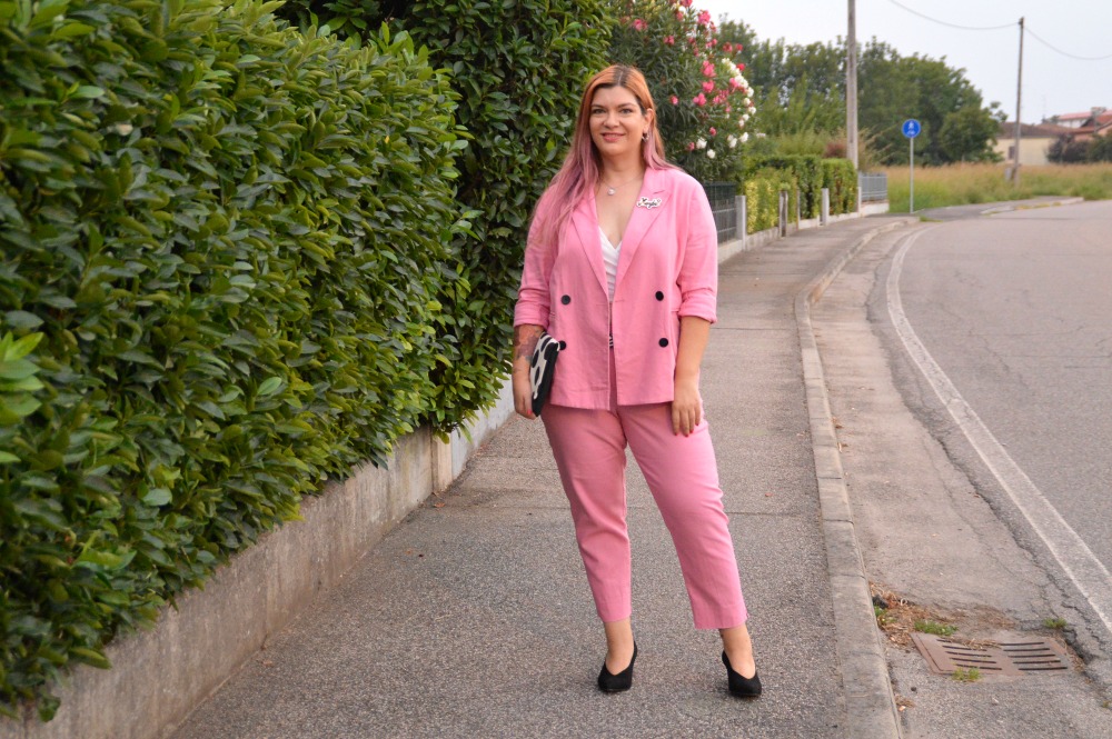 Outfit plus size completo rosa (8)