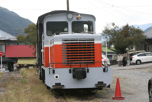 Watarase Keikoku Railway DB064 in Ashio.Sta, Nikko, Tochigi, Japan /October 14, 2018