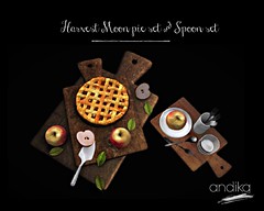 andika[Harvest Moon]pie set&Spoon set