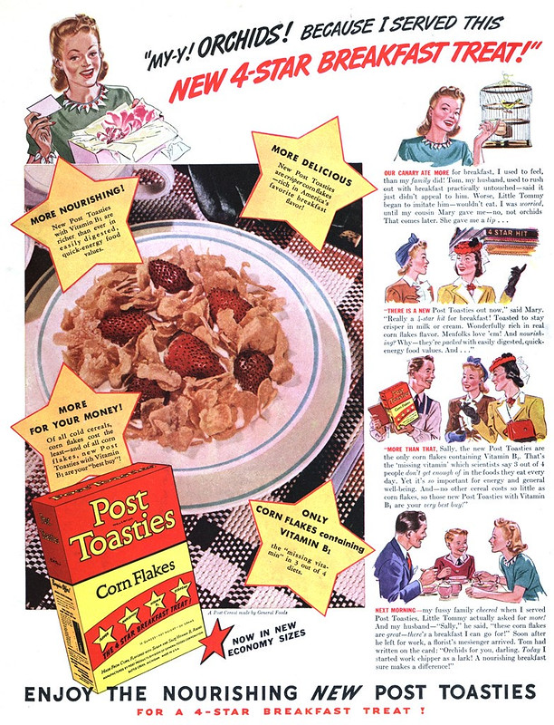 Post Toasties 1941