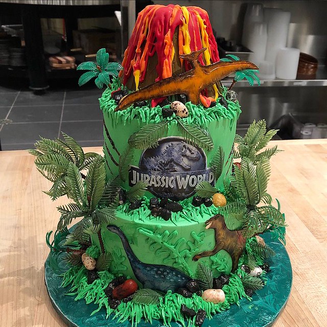 Jurassic World Cake by The Red Velvet Bakery
