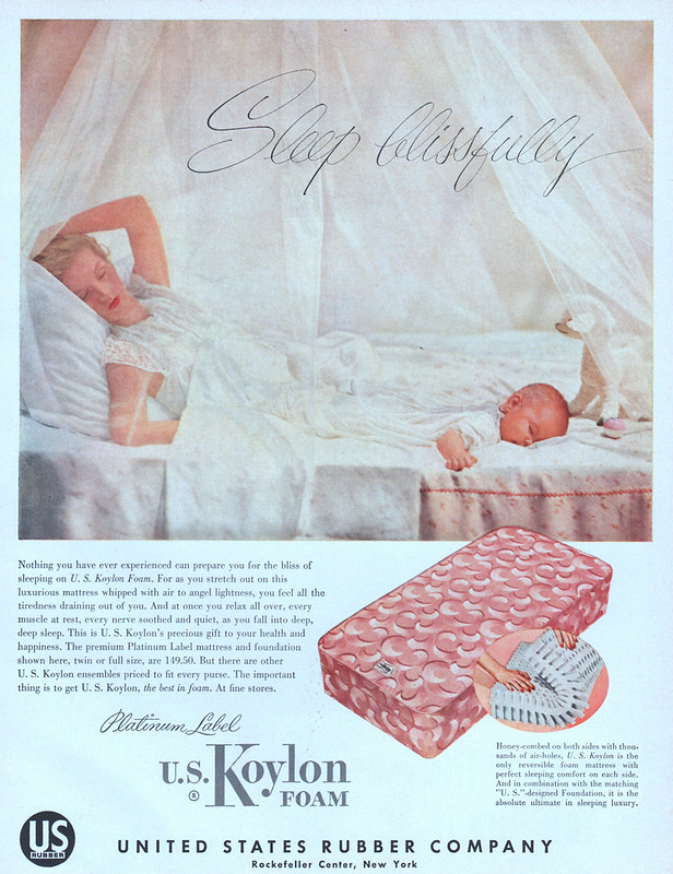 United States Rubber Company, Koylon Foam Mattress 1955