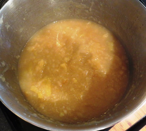 Homemade Applesauce Cooking