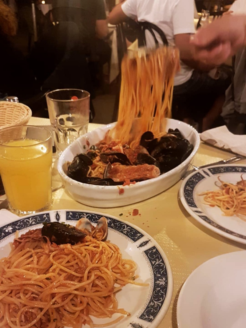 seafood spaghetti