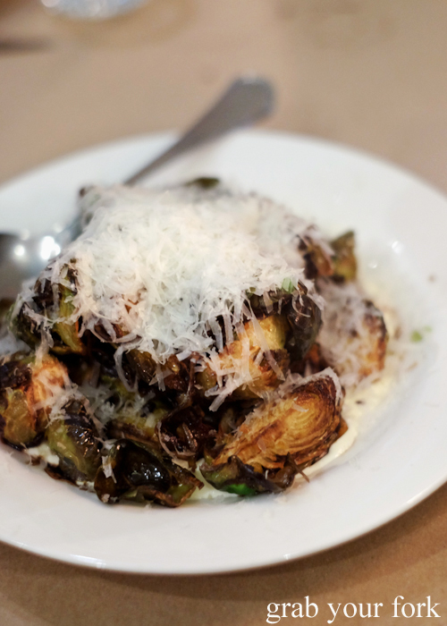 Brussels sprouts at Bistecca Sydney