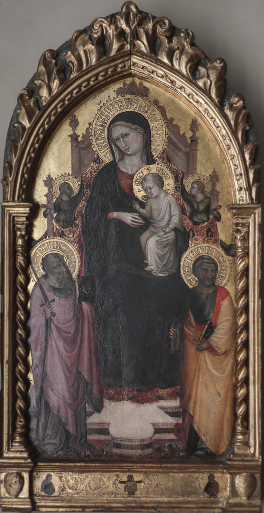 Madonna in trono col Bambino e i santi Pietro e Paolo, Bicci di Lorenzo, Firenze 1373-1452