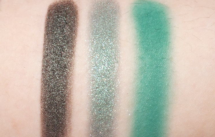 huda beauty emerald obsessions swatches (1)