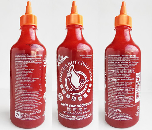 Sriracha saus met laos
