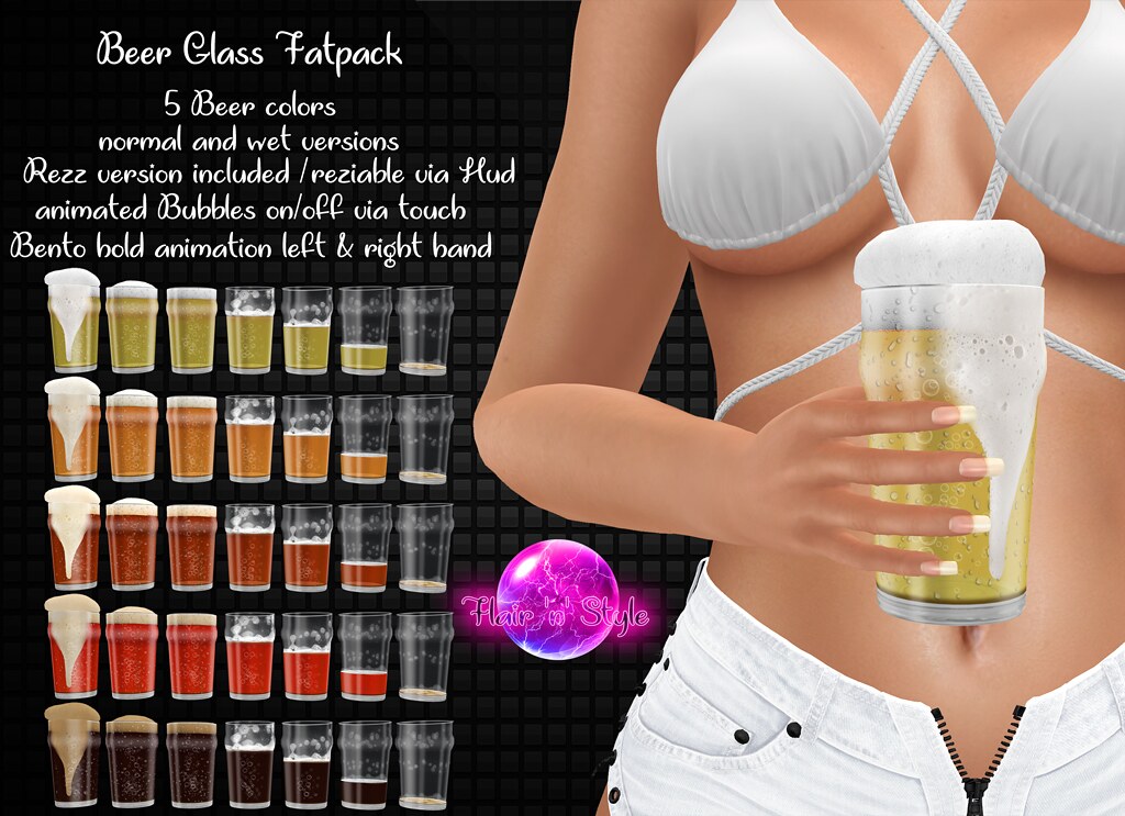 {Flair 'n' Style} Beer Glass Fatpack - TeleportHub.com Live!