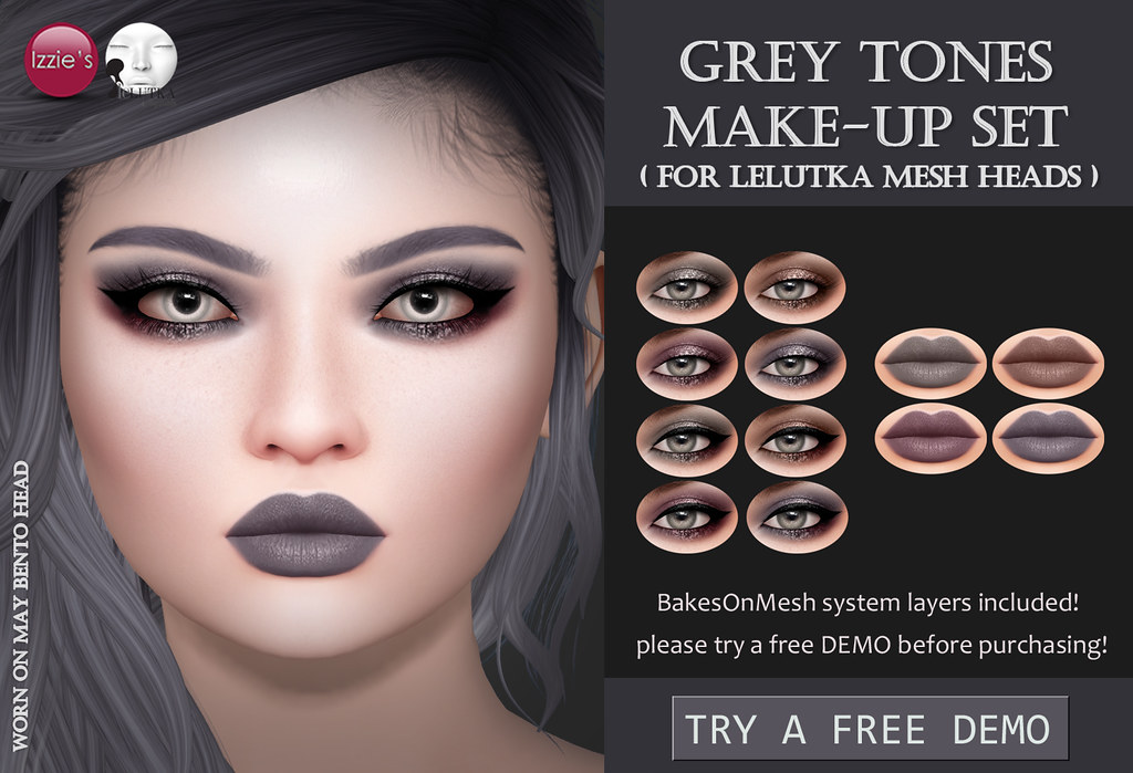 Grey Tones Make-Up Set (LeLutka) for FLF