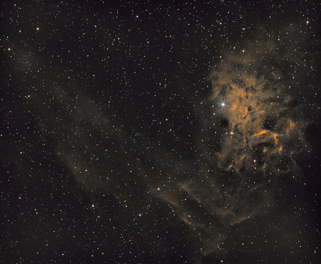 Flaming Star Nebula