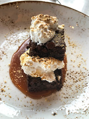 Brownie Dessert at Eveleigh - West Hollywood, CA