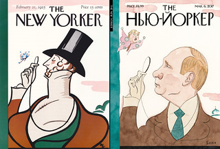 New Yorker covers - Putin as Eustace Tilley