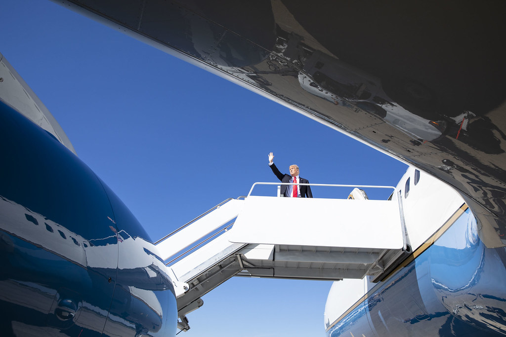 President Donald J. Trump Boards Air Force One
