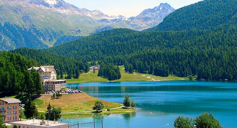 Beautiful St Moritz Switzerland