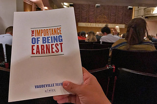 The Importance of Being Earnest - Programme