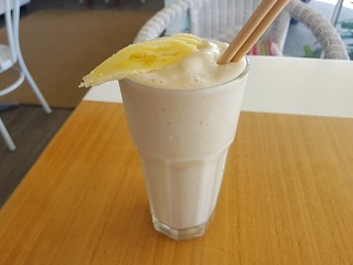 Banana Smoothie at Two Tables Cafe