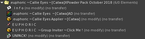 Powder Pack Catwa October 2018