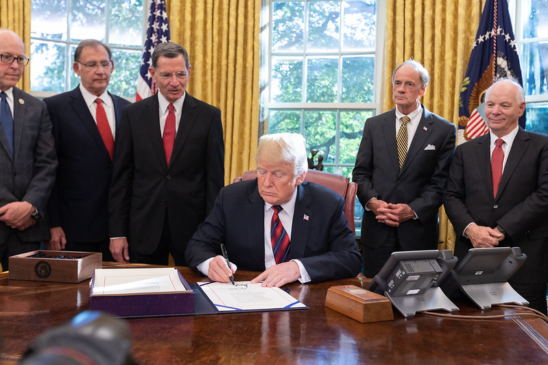 President Donald J. Trump signs S. 3021