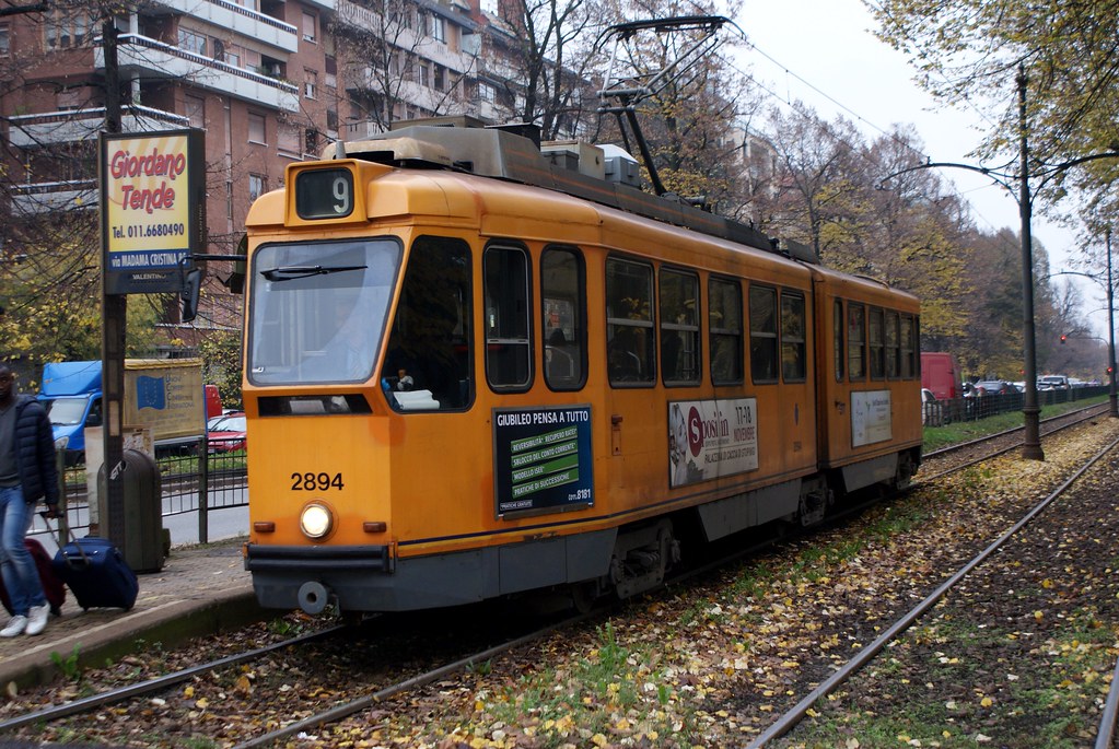 Se déplacer en tramway à Turin.