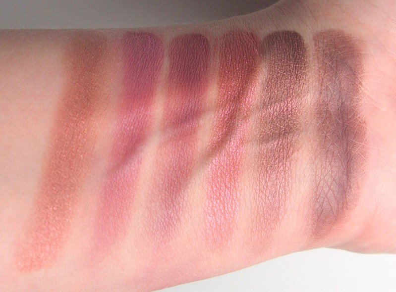Urban Decay Naked Cherry swatches