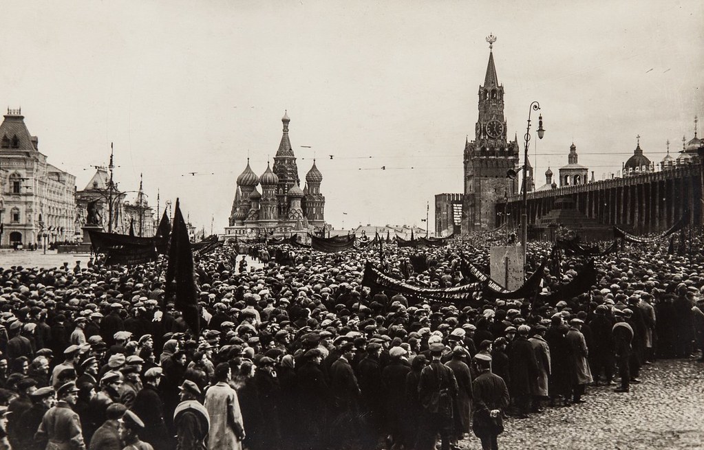 1928. Демонстрация на Красной площади 1 мая