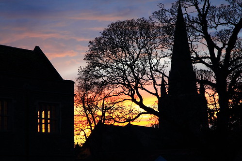 ely cambridgeshire sunset church medieval andreapucci