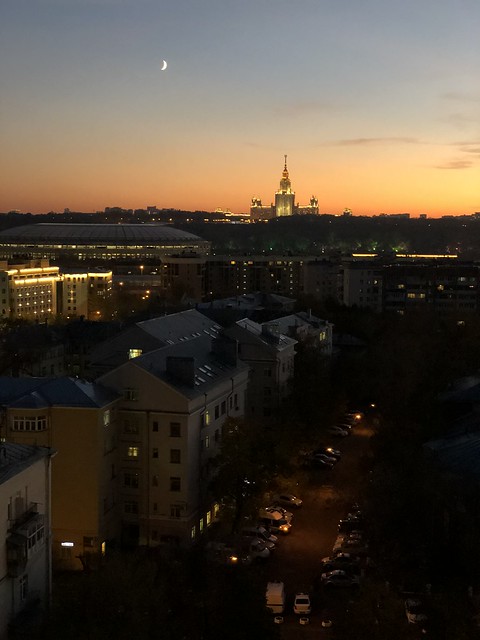Moscow nightfall