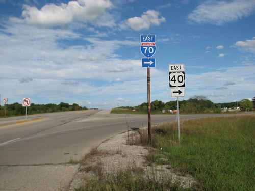 illinois highwaysigns roadsigns us40 i70 interstate70