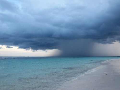 storm rain thunderstorm ocean freeport grandbahamaisland bahamas clouds