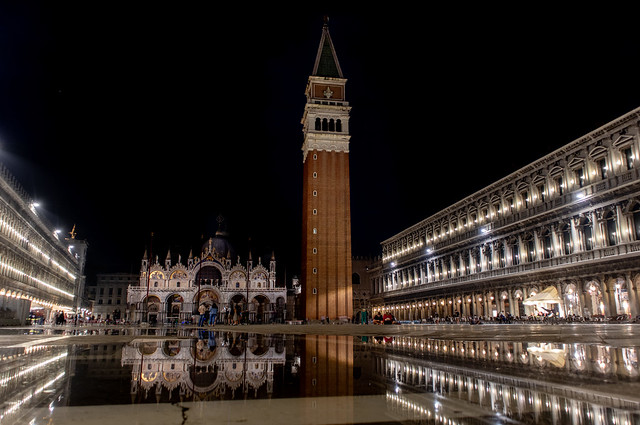 Floodwaters in Piazza San Marco