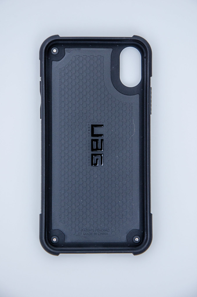 180105-UAG iPhone X 頂級版耐衝擊保護殼-碳黑-D5100-009